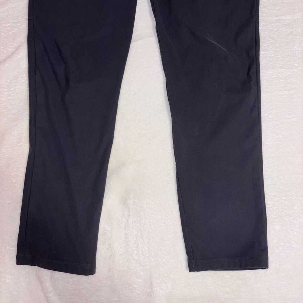LULULEMON ABC Slim Fit Pant Mens 32 Black‎ Warpstreme Distressed Grunge Casual - Picture 3 of 13